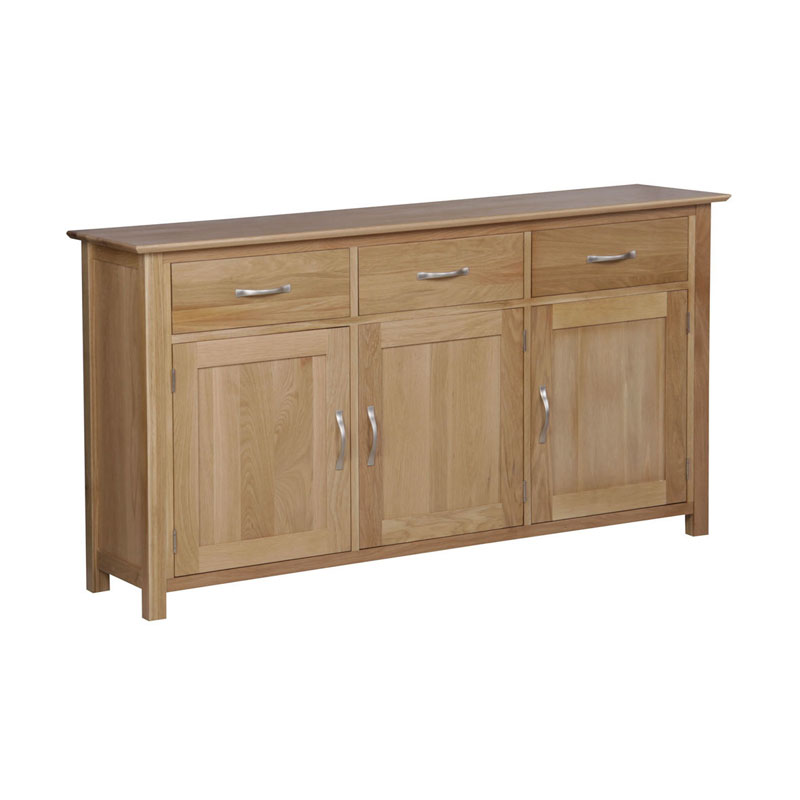 Modernong Oak 3 Door 3 Drawer Sideboard