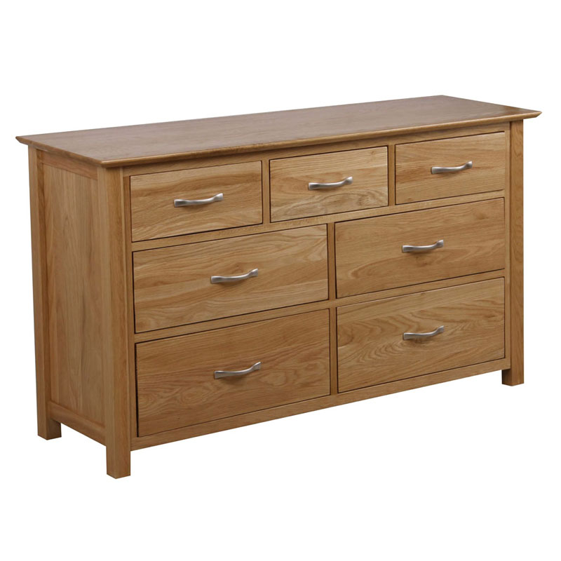 Modernong Oak 7 Drawer Cabinet