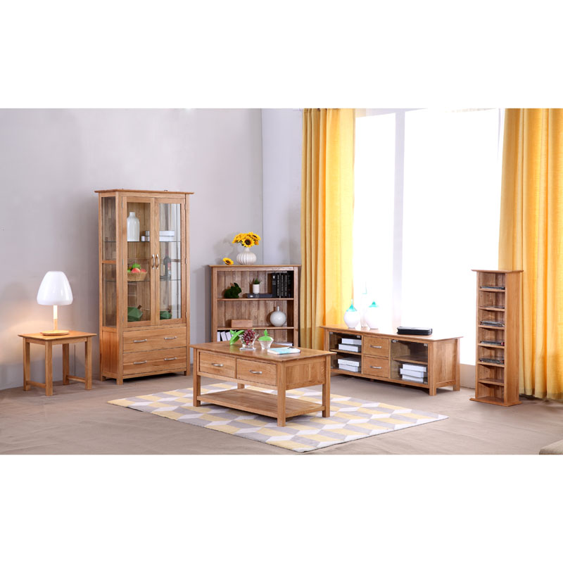 Modern Oak Living Room Set