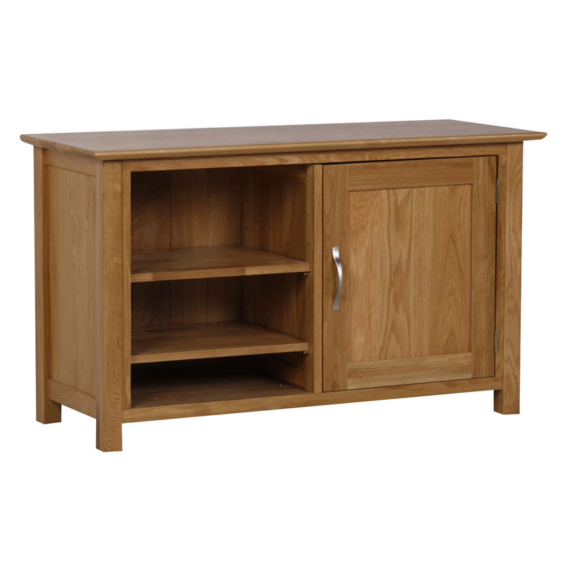 Modern Oak Maliit na TV Unit