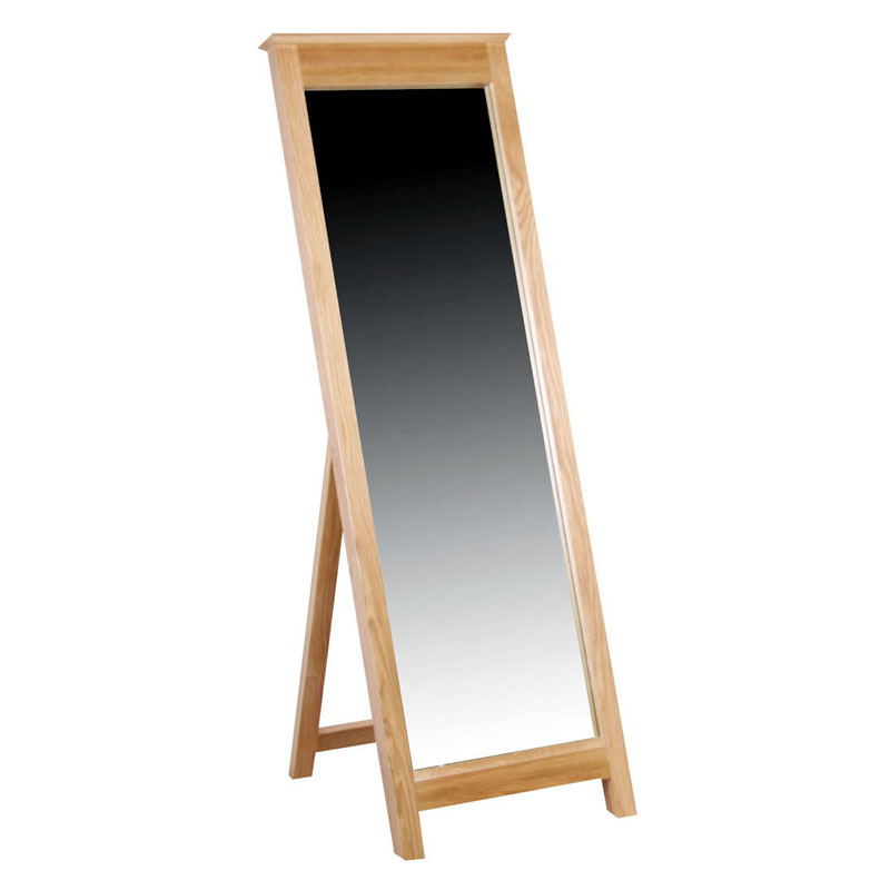 Modernong Oak Standing Mirror