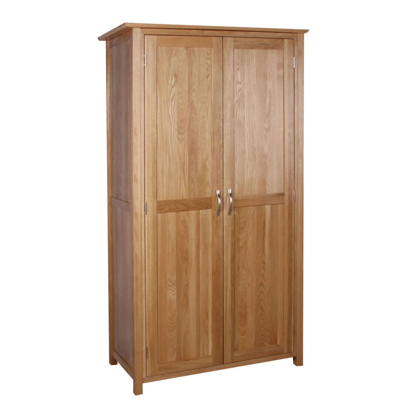 Modernong Oak Two Door Wardrobe