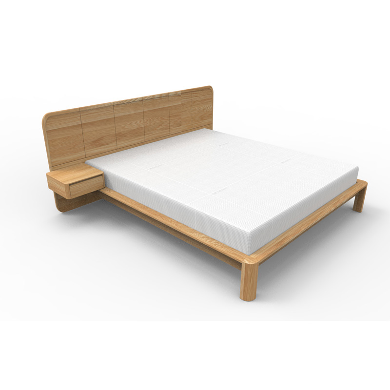 Oak Wood Bed