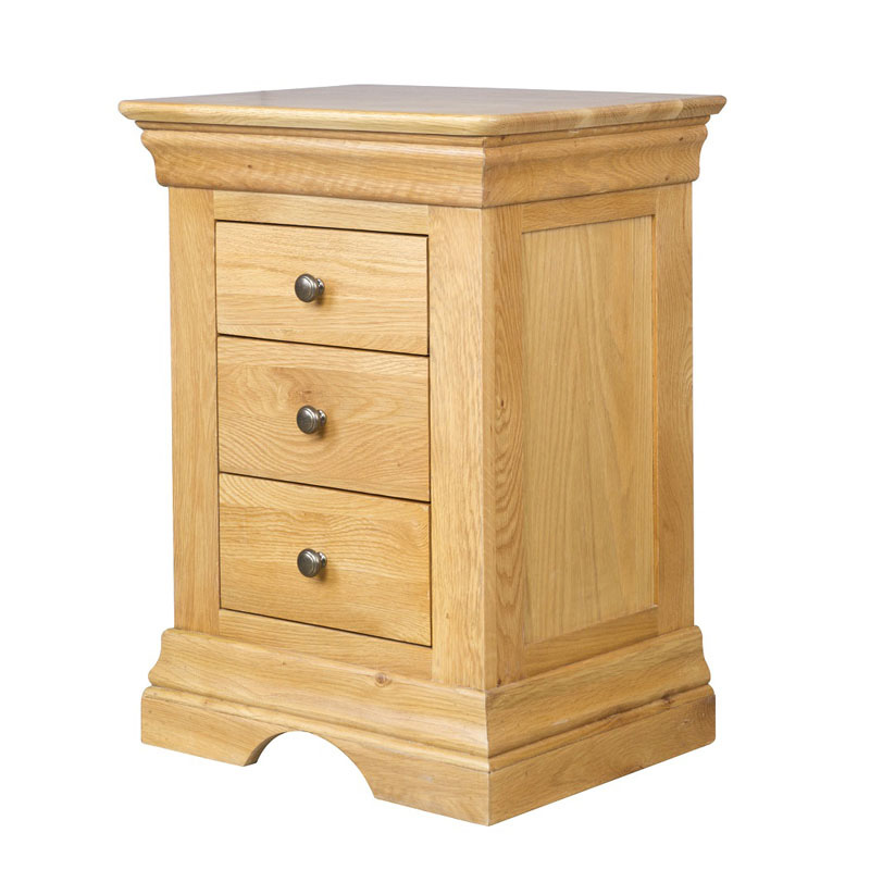 Pininturahan ang 3 Drawer Bedside