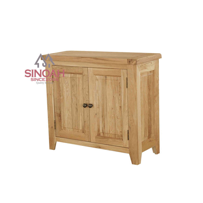 Rustic Oak Small 2 Door Sideboard