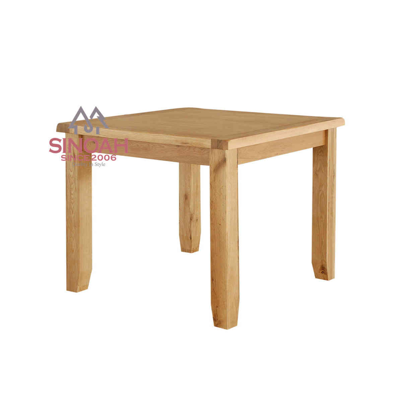 Rustic Oak Square Dining Table